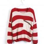 Red Stripe Bat Long Sleeve..